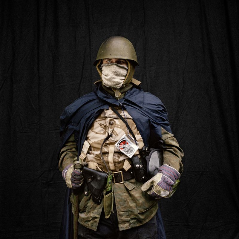 © Anastasia Taylor Lind - George, 18 Protestor 22nd February 2014. Maidan anti-government protests, February 2014. Kiev, Ukraine.