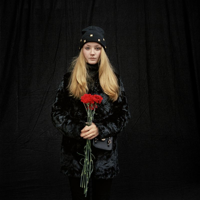 © Anastasia Taylor Lind - Anastasia, 18 Mourner 23rd February 2014. Maidan anti-government protests, February 2014. Kiev, Ukraine.