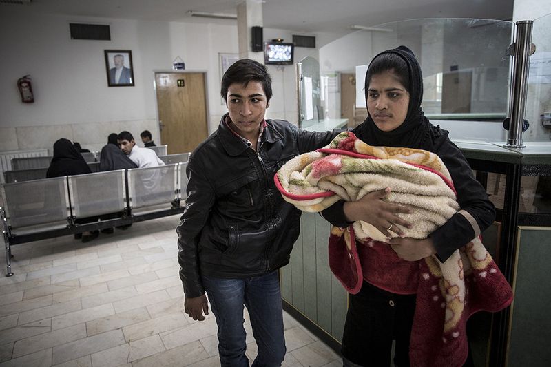 © Nazanin Tabatabaee Yazdi - Behzad's son frequently becomes ill because of lack of health care and food. Ali Asghar's healthcare costs are very high.