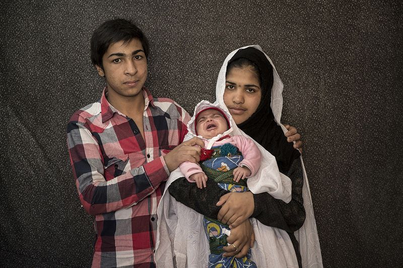 © Nazanin Tabatabaee Yazdi - Behzad is 13 and has a 1-month-old son. Now he is Iran's youngest father.