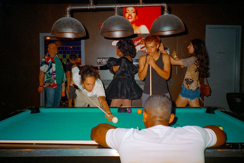 © Deb Leal - "A Splash Tableau", Fresno, CA. Color Negative Photograph, 2022.