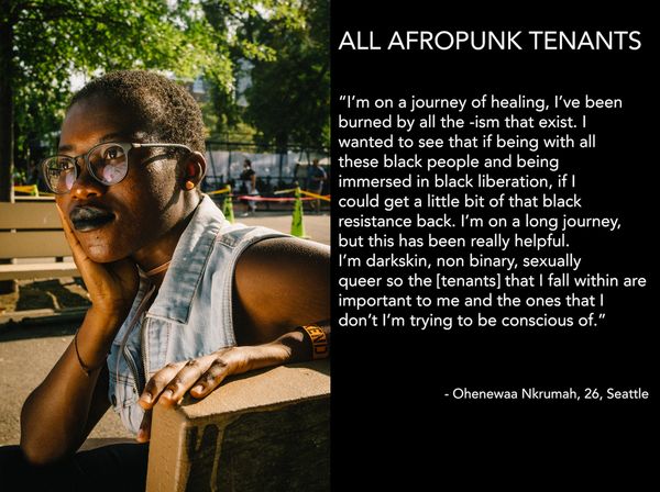 © Melissa Bunni Elian - Image from the Afropunk X Ferguson photography project