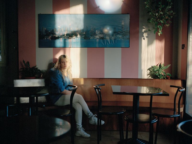 © Mattia Marzorati - Interior of a bar not far from Alfa Acciai. The subject was posing for me.