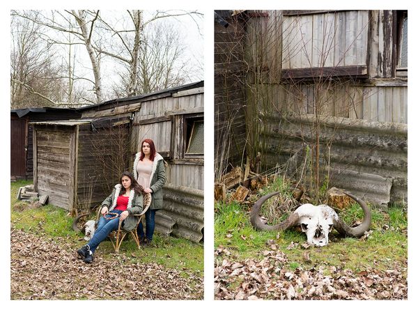 © Ute Behrend - Daya and Mila & Scull