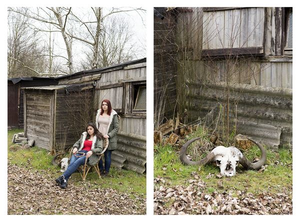 © Ute Behrend - Daya and Mila & Scull
