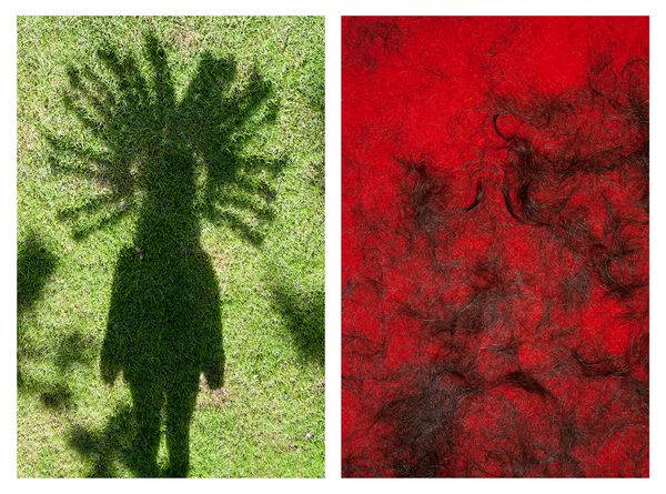 © Ute Behrend - Indian shadow & Hair on red carpet