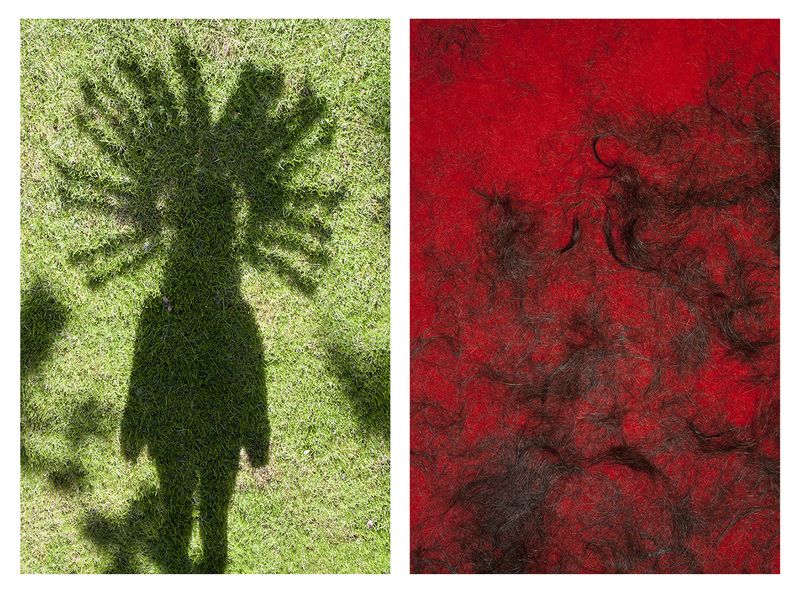 © Ute Behrend - Indian shadow & Hair on red carpet