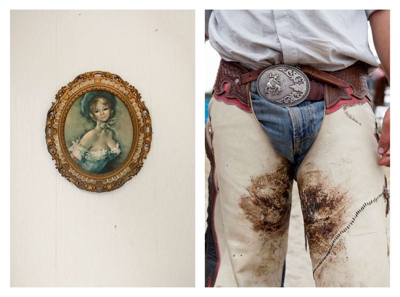 © Ute Behrend - Portrait of a young woman & Cowboy central