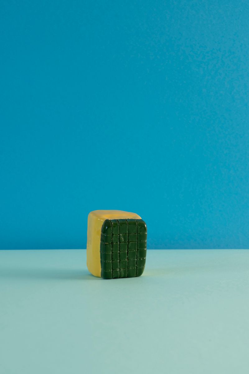© Justina Leston - “The sponge” from the “Glossary” series. Glazed ceramic.