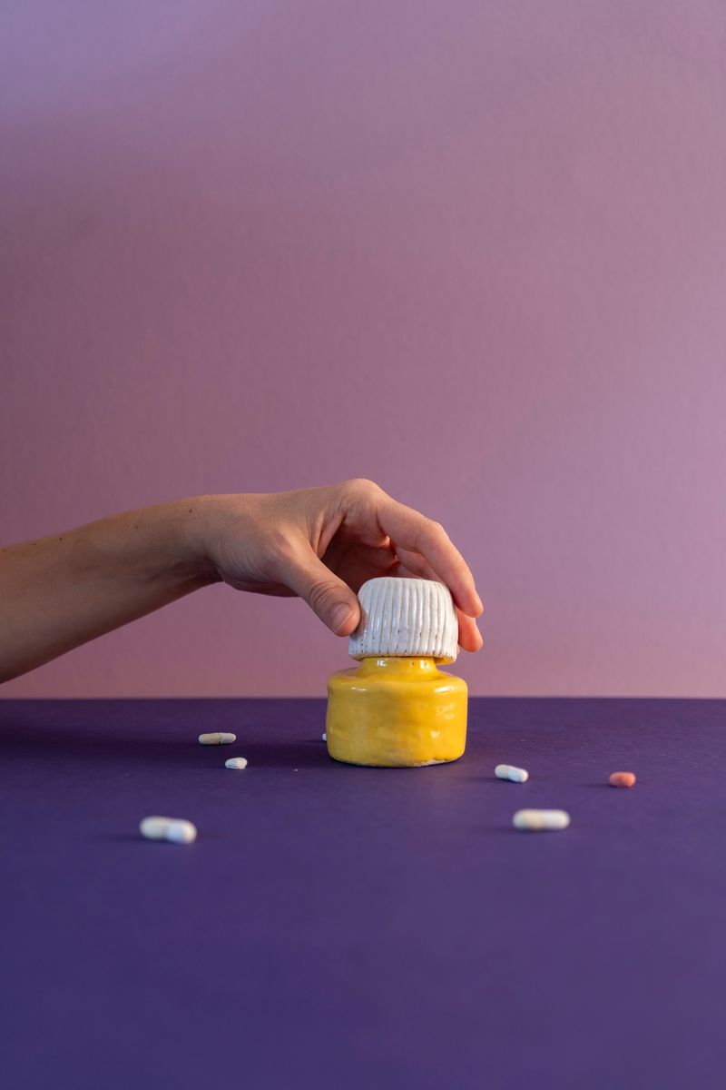 © Justina Leston - “The remedy” from the “Glossary” series. Glazed ceramic.