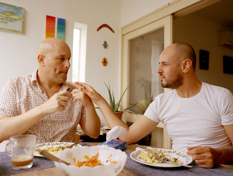 © Dana Golan - Together for 23 years, Elad and Yaacov have resided in 5 HaPalmah Street for seven years.