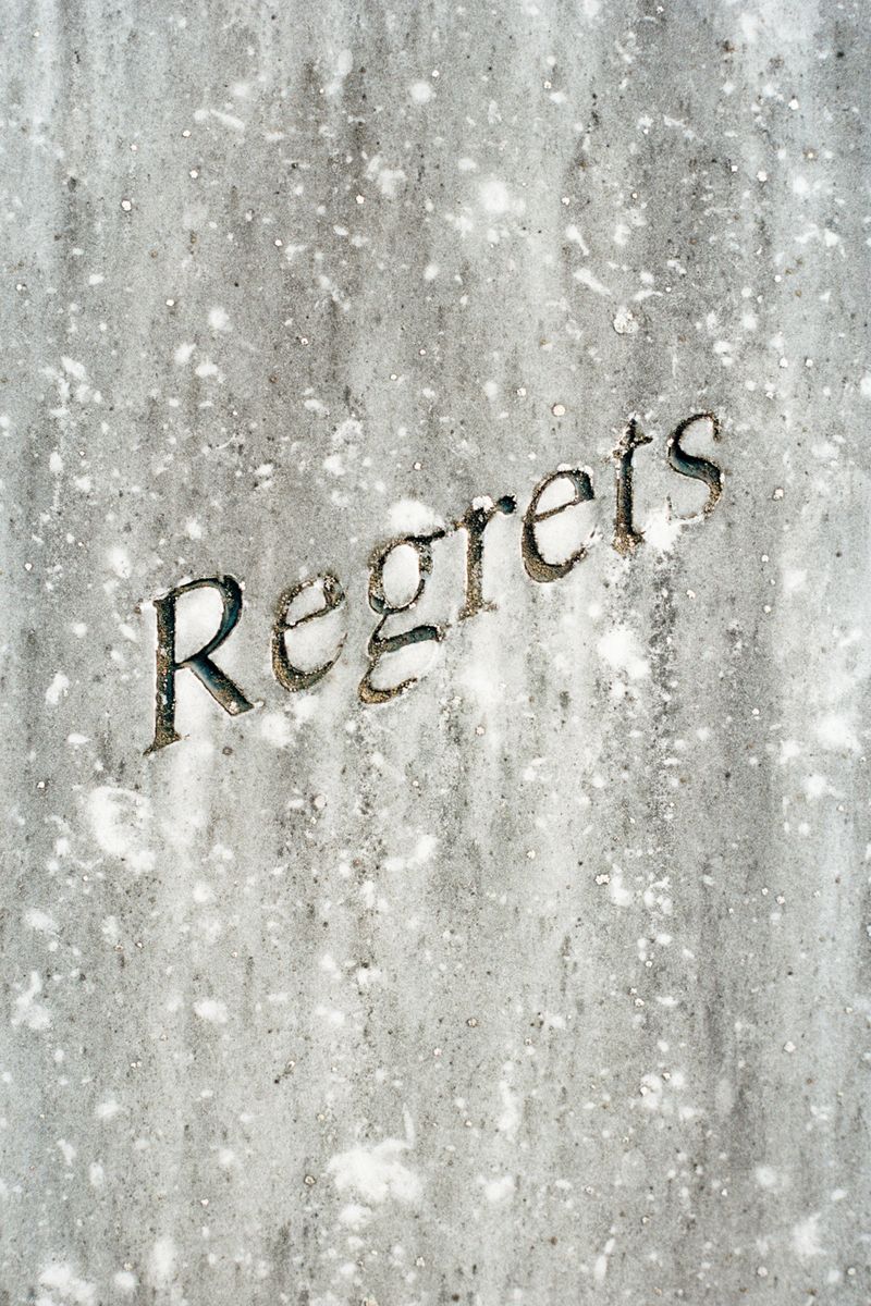 © Stefano Marchionini - Image from the Regrets photography project