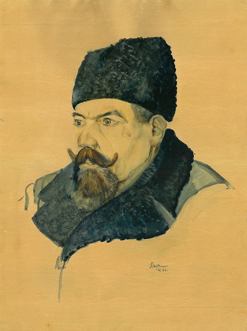 © Dominika Muszynska - The portrait of Bogdan that was always hanging in the house of my grandparents.