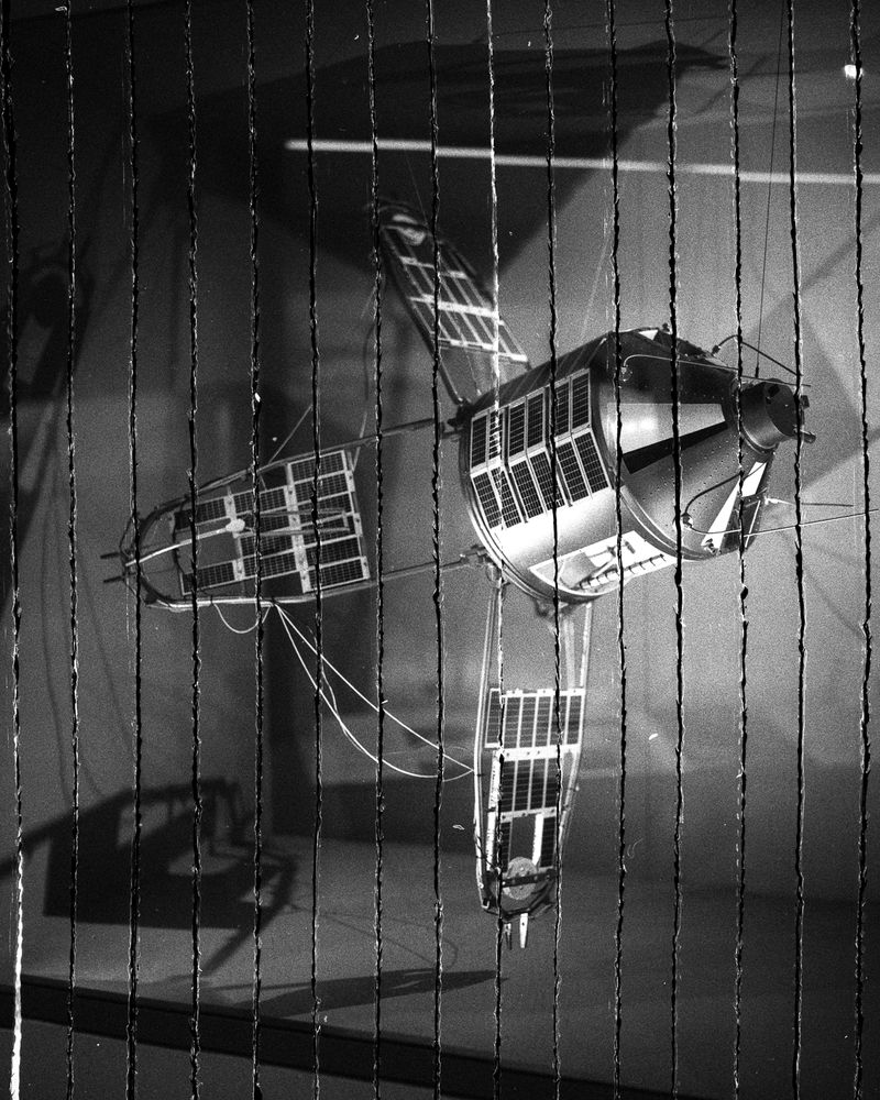 © Ashutosh Shaktan - Aerospace Bristol, a lifes size model of a communication satellite.