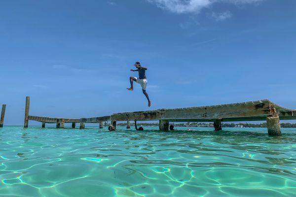 © Gabriela Carrera Marquis - Just being happy … Gabriela Carrera Marquis. @gcm003. Jaws Beach. New Providence Island. Bahamas. June 23rd, 2019.