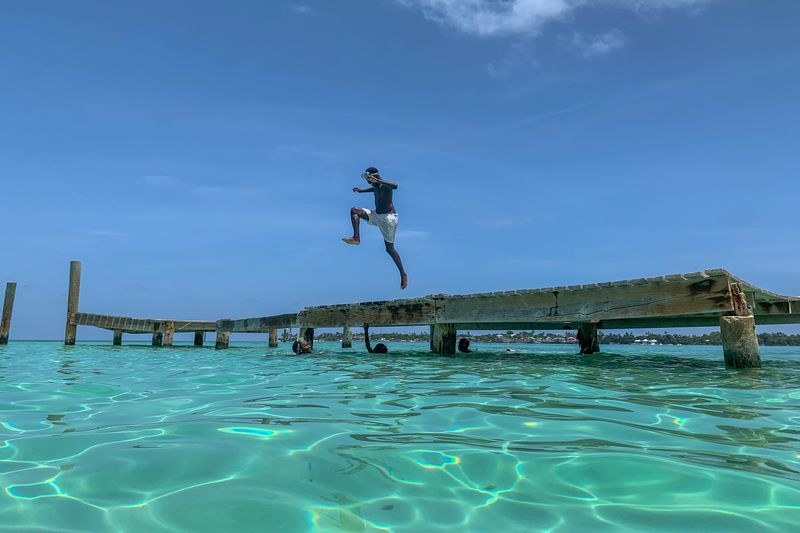 © Gabriela Carrera Marquis - Just being happy … Gabriela Carrera Marquis. @gcm003. Jaws Beach. New Providence Island. Bahamas. June 23rd, 2019.