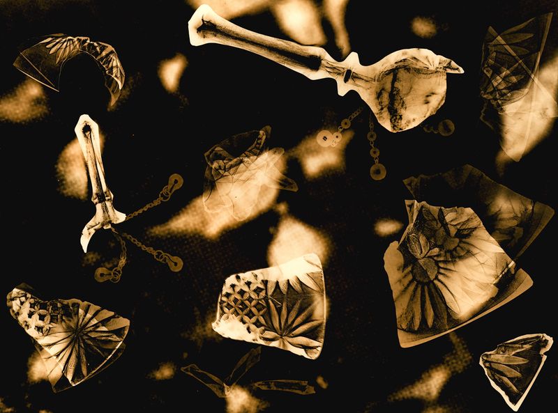 © Jo Stapleton - ©Jo Stapleton, 'smashed bells and liver cells' ( 2021)