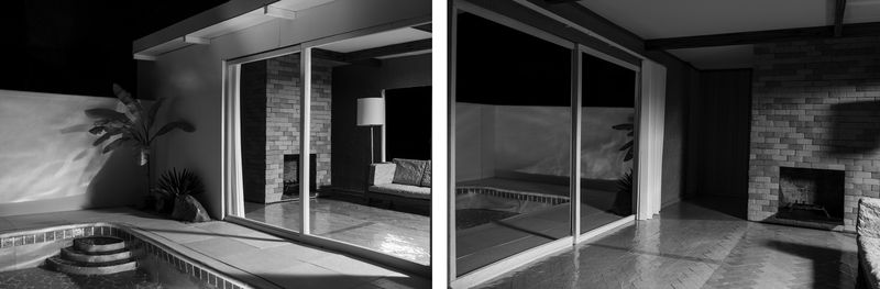 © Robin Crookall - Outside In, Gelatin silver print, 15 x 22 inches. Photograph of constructed cardboard diorama.