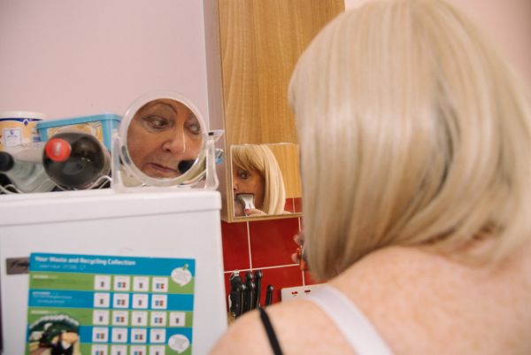 © Emma Wilson - Janet getting ready for a trip to Bransholme shopping centre