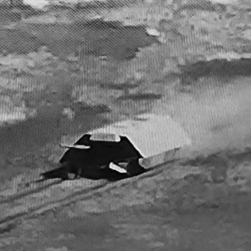© Arseniy Neskhodimov - Tank under self-made protection from combat Drones