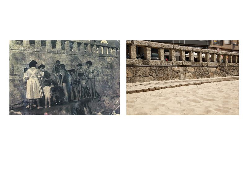 © Silvia Dominguez - Place where "A Canteira" fountain used to be. Silgar Beach.