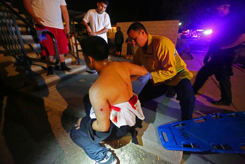 © Richard Street - Image from the Knife Fight City and the Kingdom of Dust photography project