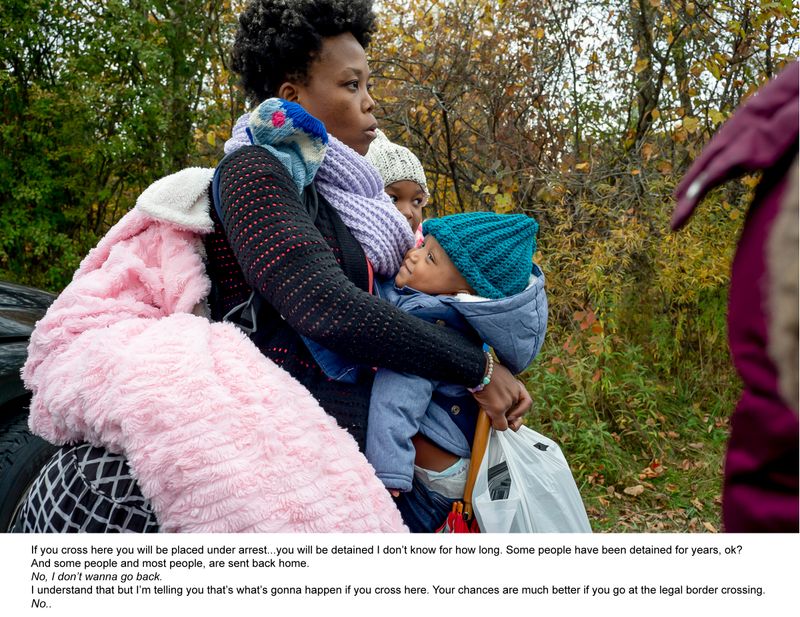 © Ruth Kaplan - Image from the The Theater of Roxham Road photography project