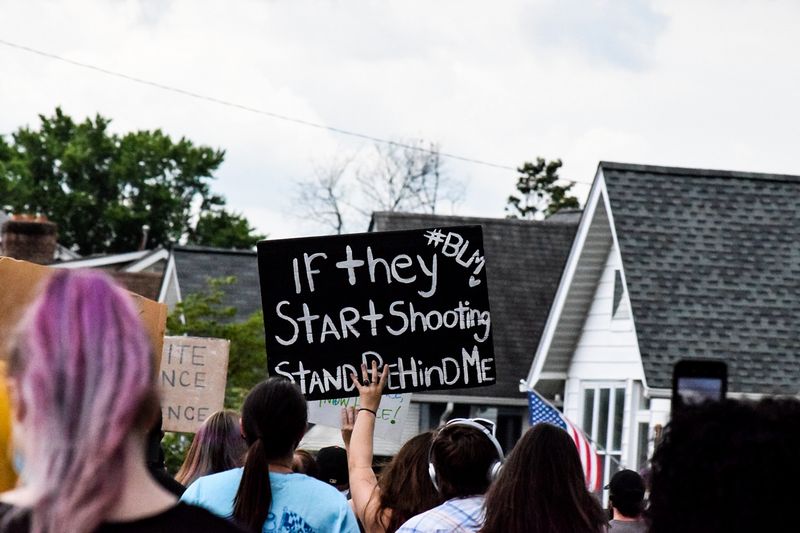© Ash Esposito ~ Little Box of Random - #BLM "If they start shooting stand behind me"