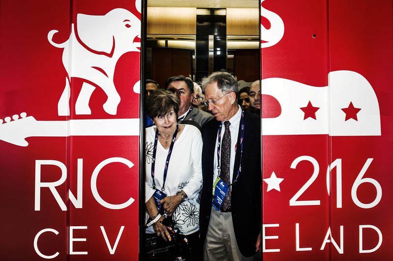 © Dina Litovsky - Image from the Republican National Convention photography project