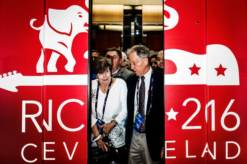 © Dina Litovsky - Image from the Republican National Convention photography project