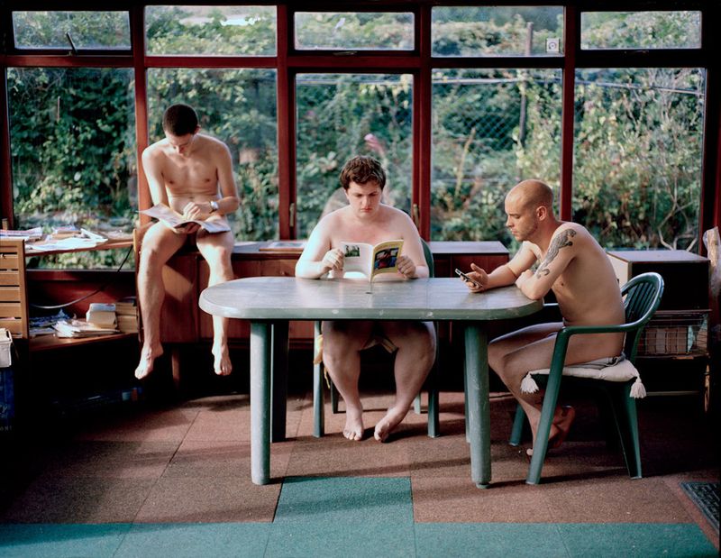 © Laura Pannack - The lounge at Heritage naturist club from the series YBN
