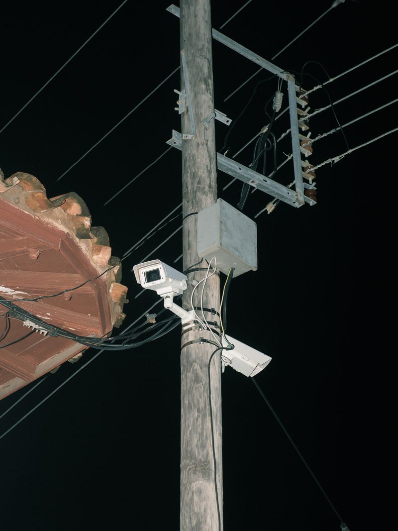 © Mattia Micheli - Trinidad, Cuba, 2022. One of the first surveillance cameras installed on the island to monitor public areas.