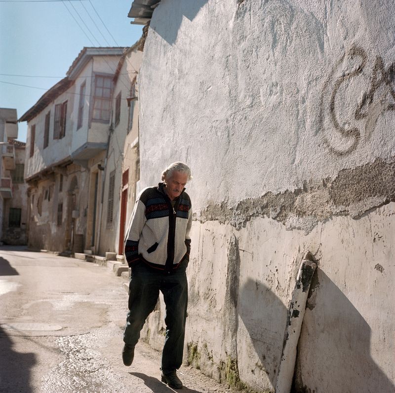 © Radu Diaconu - Lefkosa, TRNC, December 2017. A man walks inside the streets of the old city of Lefkosa, in the TRNC.