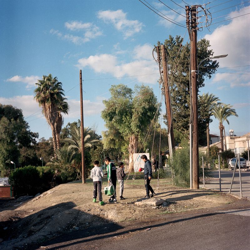 © Radu Diaconu - Lefkosa, TRNC, December 2017. Young kids playing inside a field in Lefkosa, in the TRNC.