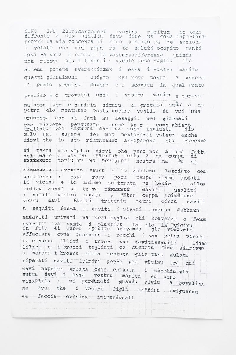 © Domenico Fabio Itri - Image from the Scomparsi photography project