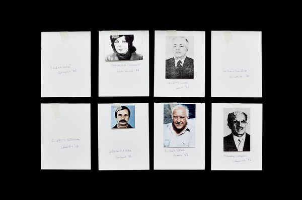 © Domenico Fabio Itri - Notes from my research. These are the eight people who were kidnapped and never found.