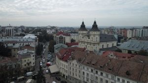 Ivano - Frankivsk  City . Panorama .