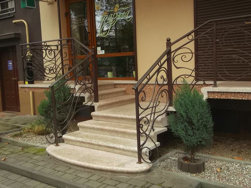 © Andrei  Kolyaskin - Steps  of  modern  construction  in  Ivano - Frankivsk  City , Ukraine .