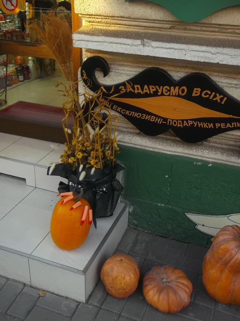 © Andrei  Kolyaskin - Street  decoration  in  Ivano - Frankivsk City , Ukraine .