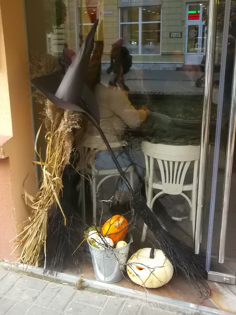 © Andrei  Kolyaskin - Street  decoration  in  Ivano - Frankivsk  City , Ukraine .