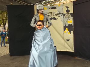 Living sculptures in Ivano - Frankivsk City 9