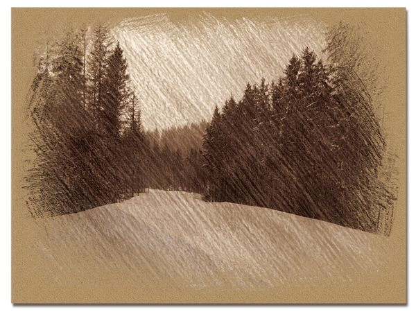 © Andrei  Kolyaskin - Image from the Bukovel  in  trois  coleur  drawing  2 photography project