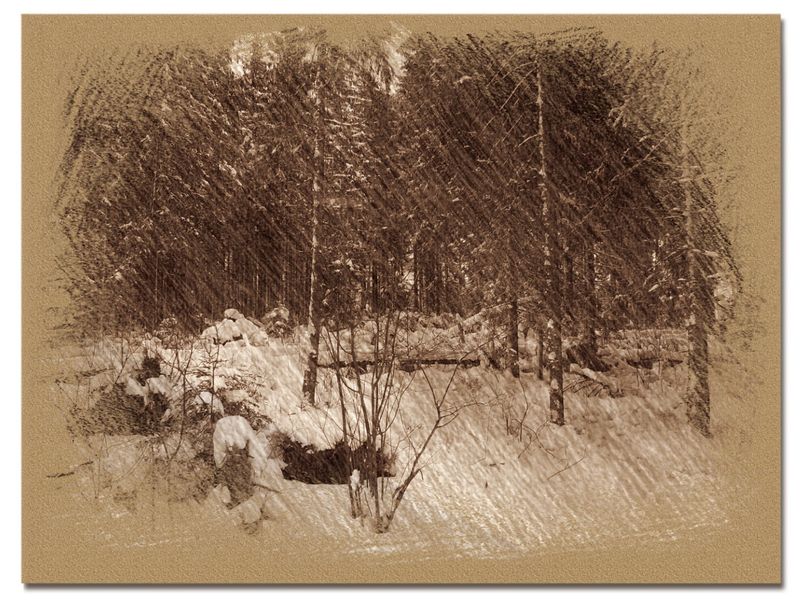 © Andrei  Kolyaskin - Image from the Bukovel  in  trois  coleur  drawing  2 photography project