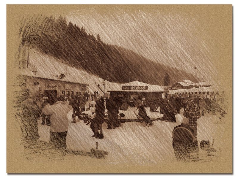 © Andrei  Kolyaskin - Image from the Bukovel  in  trois  coleur  drawing  2 photography project