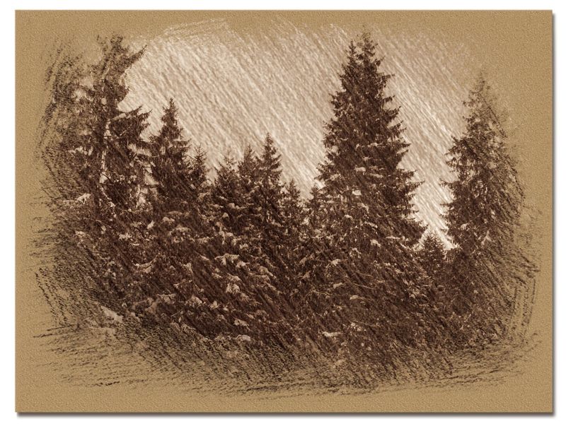 © Andrei  Kolyaskin - Image from the Bukovel  in  trois  coleur  drawing  2 photography project