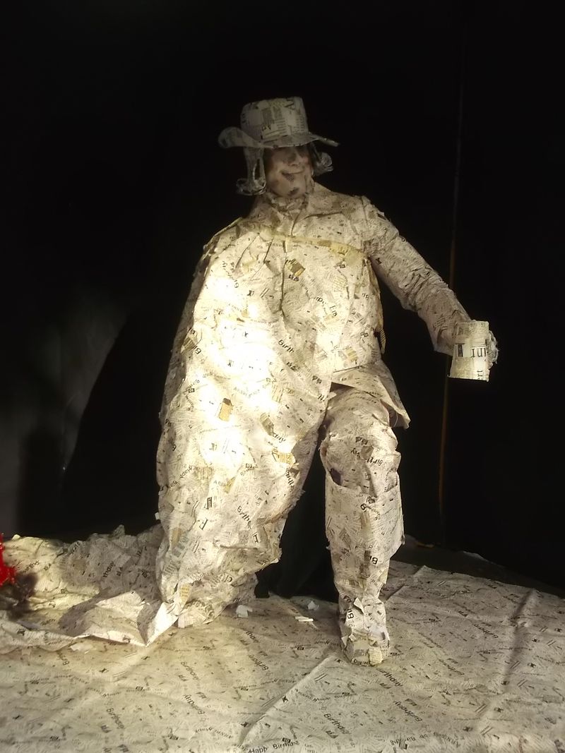 © Andrei  Kolyaskin - Living  sculptures  show  on  the  central  part  of  Ivano - Frankivsk  City , Ukraine .