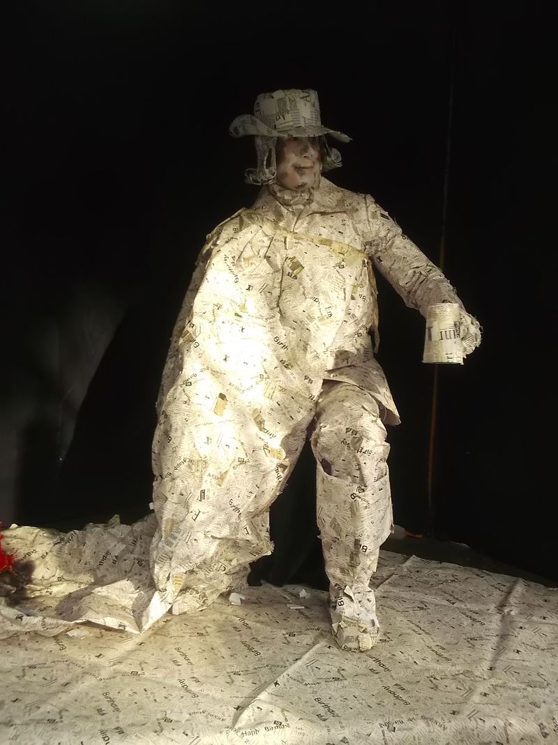 © Andrei  Kolyaskin - Living  sculptures  show  on  the  central  part  of  Ivano - Frankivsk  City , Ukraine .