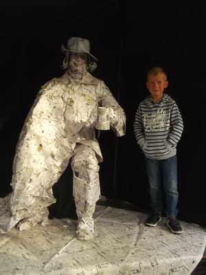 Living sculptures in Ivano - Frankivsk City 16