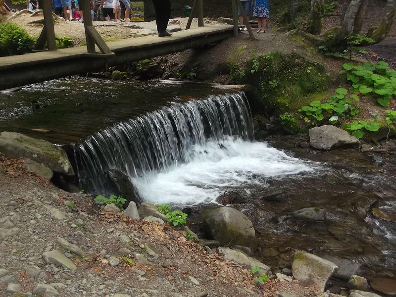 © Andrei  Kolyaskin - Near  waterfalls  Shypit  in  village    Pylypets  of  Mezhygirya  area  Zacarpatian  region , Ukraine .