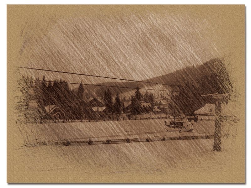 © Andrei  Kolyaskin - Image from the Bukovel  in  trois coleur  drawing  4 photography project